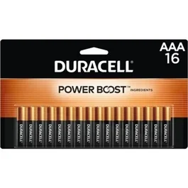 Duracell Pilas AAA Plus Power Boost 1.5V LR03 Pack de 16